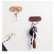 Porte-Clés Mural Aimanté en Bois, Hêtre ou Noyer Noir, 3 Longueurs