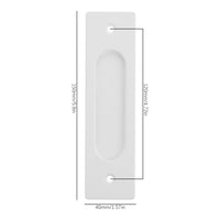 Poignée Cuvette Plate pour Porte Coulissante, Zamak, 150 x 40 mm, vue 5