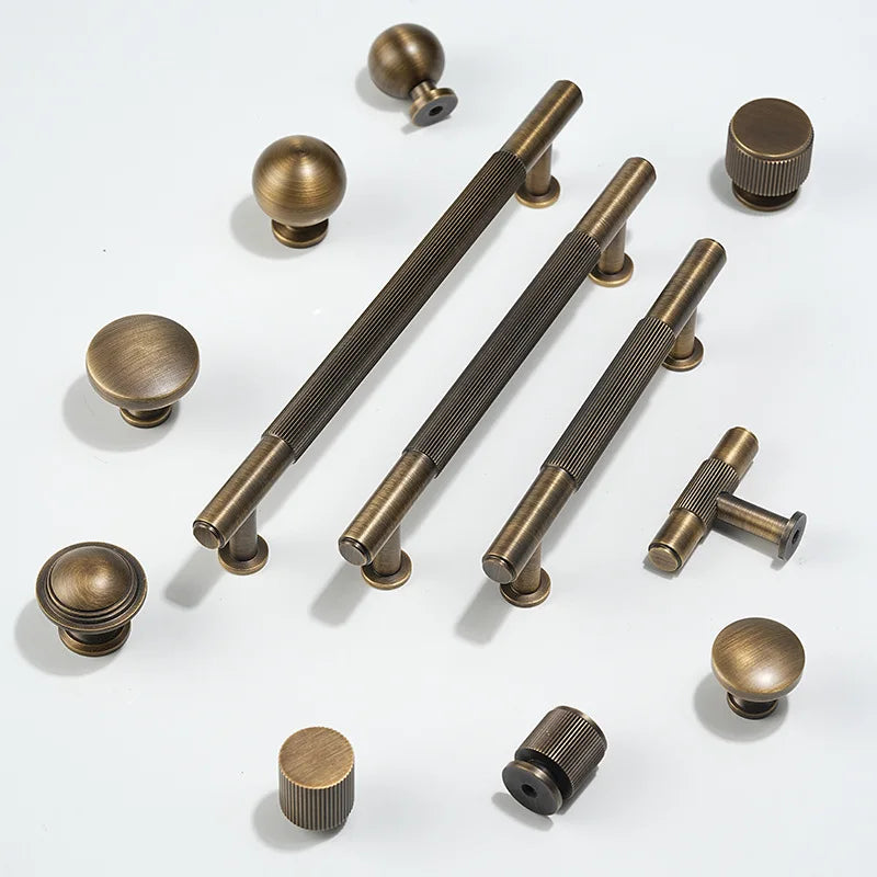 Poignées et Boutons de Meuble en Laiton Bronze Antique à la Pièce, 24 Articles, vue 3