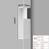 Poignée Cuvette Rectangulaire pour Porte Coulissante, Aluminium, 3 Longueurs, vue 9
