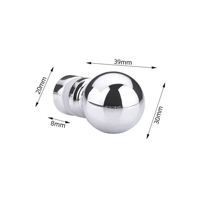 Poignée de Porte de Douche Boule en Aluminium, Simple ou Double Face, 30 ou 50 mm, vue 21