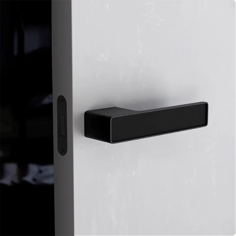 Poignée de Porte Magnétique Silencieuse en Aluminium, Ronde ou Carrée, vue 3