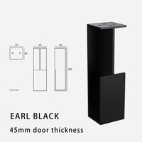Poignée Cuvette Moletée pour Porte Coulissante, Aluminium Noir, Gris ou Doré, vue 5