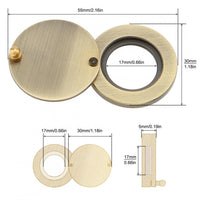 Cache Judas de Porte Pivotant Autocollant, Ouverture 17 mm, 5 Finitions, vue 8