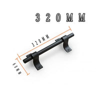 Poignée de Tirage Noire en Acier pour Porte Coulissante, 196 à 416 mm, vue 6