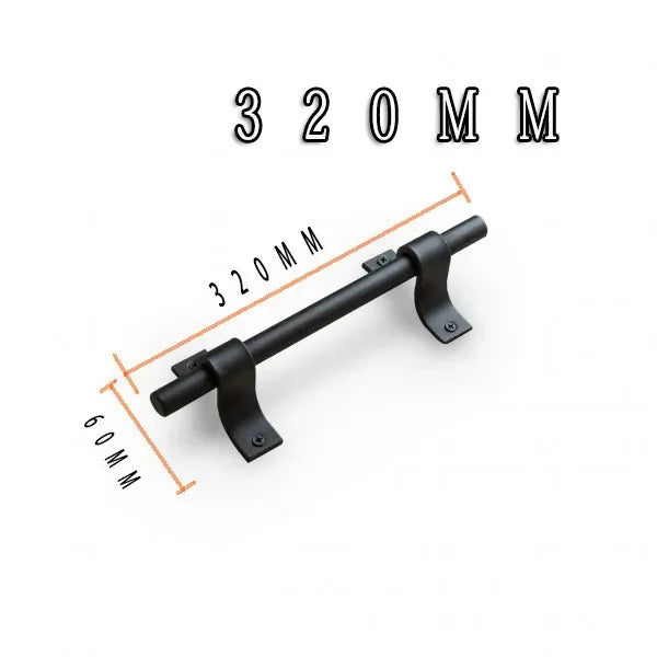 Poignée de Tirage Noire en Acier pour Porte Coulissante, 196 à 416 mm, vue 6