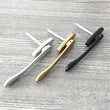 Poignée de Fenêtre Aluminium Forme Lame, Blanche, Noire ou Dorée, Carré 7 mm, 164 mm