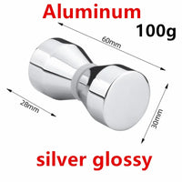 Poignée de Tirage Double Face pour Verre, Aluminium ou Inox 304, 62 mm, vue 10