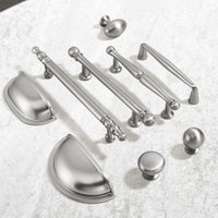 Poignée de Meuble Nickel Brossé en Zinc, 33 Modèles à la Pièce, vue 2