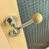 poignée de porte porcelaine ivoire – poignée design chromée pour porte intérieure