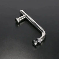 Poignée de Porte de Douche Inox, Entraxe 145 mm, Chromée, Noire ou Cuivrée, vue 11