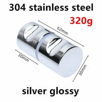 Poignée de Tirage Double Face pour Verre, Aluminium ou Inox 304, 62 mm, vue 11