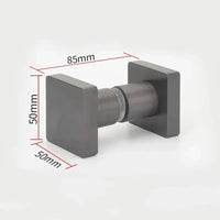 Poignée de Porte de Douche Carrée en Aluminium, Simple ou Double, 5 Couleurs, vue 8