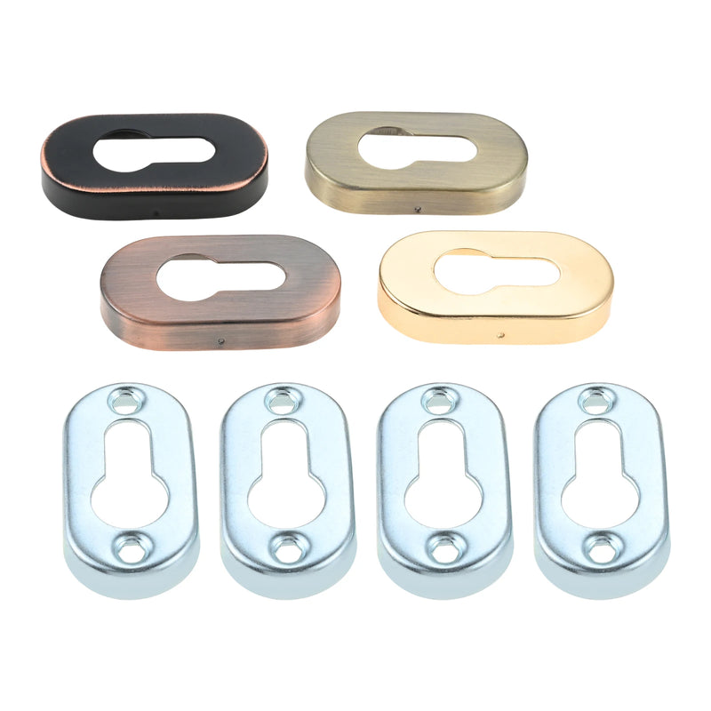 Rosace Cache Entrée de Clé Ronde 53 mm ou Ovale, Cylindre Européen, vue 2