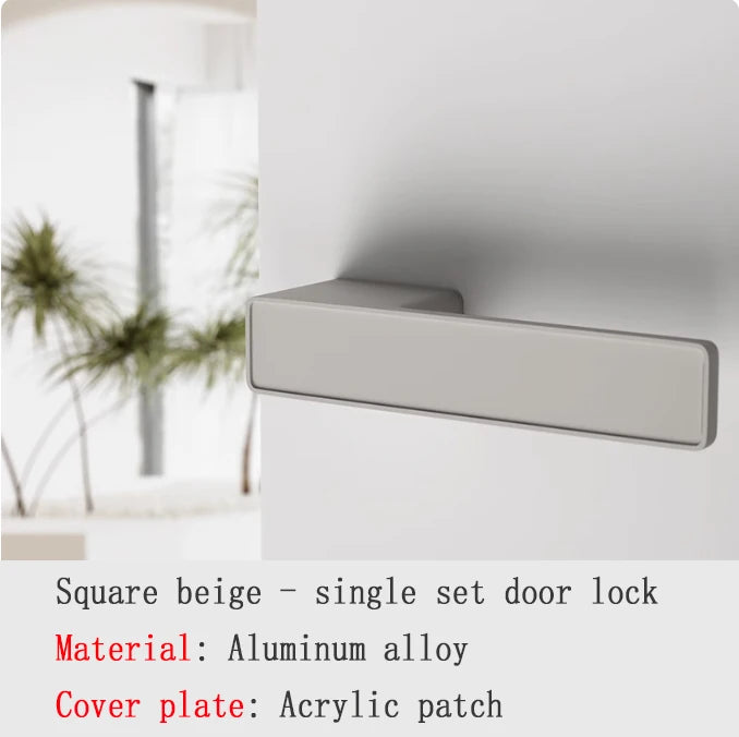 Poignée de Porte Magnétique Silencieuse en Aluminium, Ronde ou Carrée, vue 12