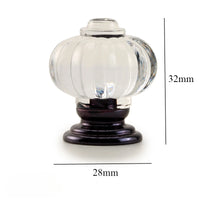 Bouton de Meuble en Cristal Côtelé Forme Citrouille, 28 ou 35 mm, vue 13