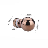 Poignée de Porte de Douche Boule en Aluminium, Simple ou Double Face, 30 ou 50 mm, vue 14