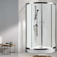 Poignée de Porte de Douche Inox, Barre 225 mm, Entraxe 145 mm, vue 4