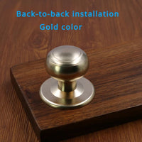 Bouton de Porte Boule en Laiton, Rosace 60 mm, Tête 45 mm, vue 9