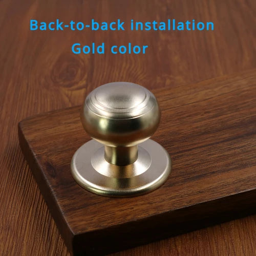 Bouton de Porte Boule en Laiton, Rosace 60 mm, Tête 45 mm, vue 9