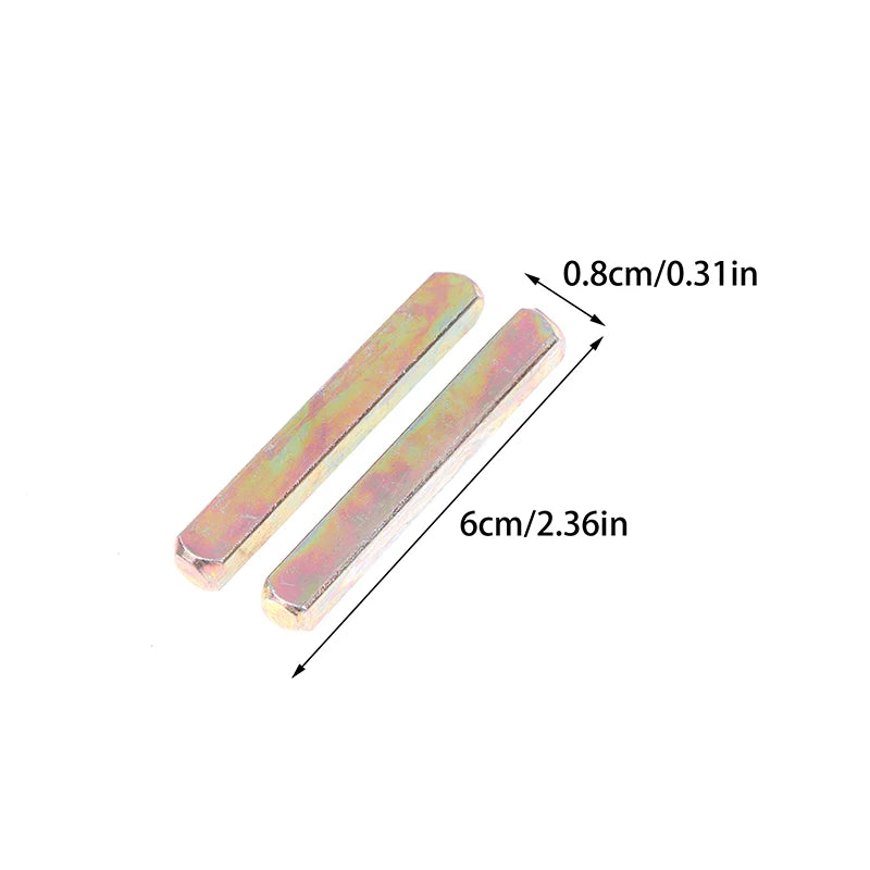 Carré de Poignée de Porte 8 x 8 mm, Lot de 2, de 60 à 160 mm, vue 11