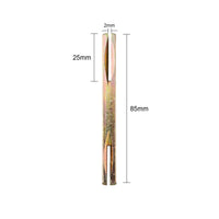 Carré de Poignée de Porte 8 x 8 mm Fendu aux Deux Bouts, de 85 à 130 mm, vue 3