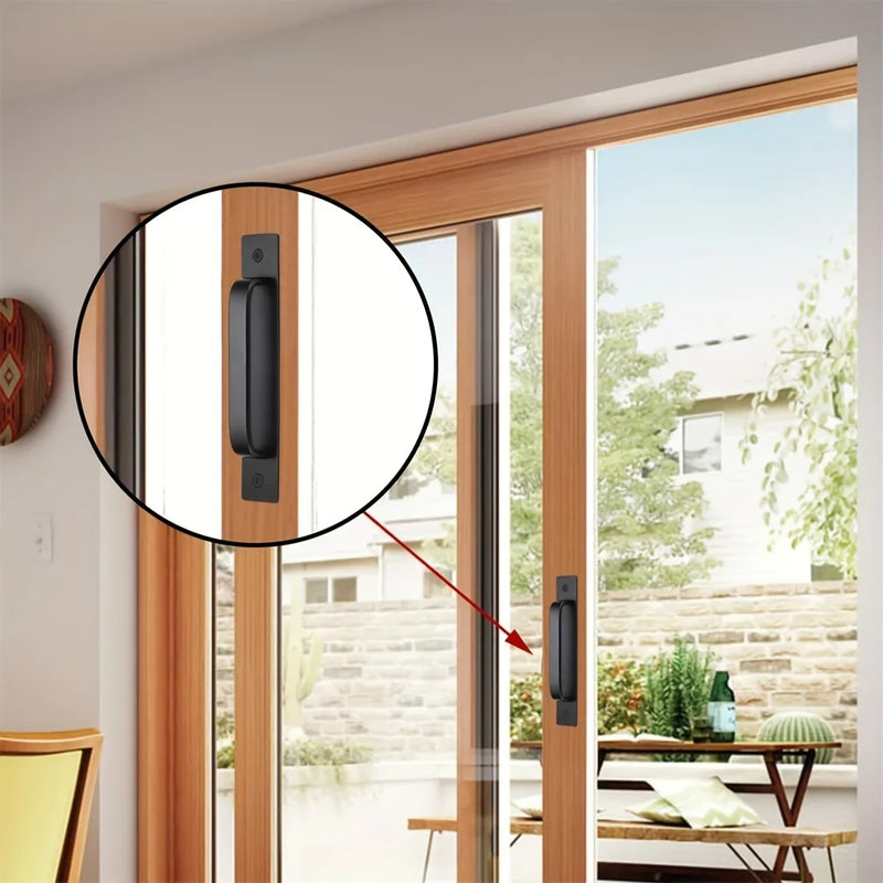 Lot de 2 Poignées de Tirage Aluminium Noir Mat, Entraxe 128 ou 160 mm, vue 6