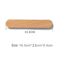 Porte-Clés Mural Aimanté en Bois, Hêtre ou Noyer Noir, 3 Longueurs, vue 7