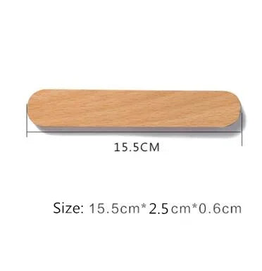 Porte-Clés Mural Aimanté en Bois, Hêtre ou Noyer Noir, 3 Longueurs, vue 7