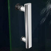 Poignée de Porte de Douche Inox, Barre 225 mm, Entraxe 145 mm, vue 6