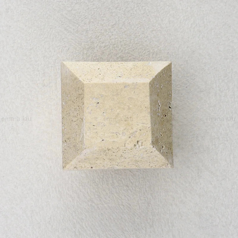 Bouton de Meuble en Marbre sur Socle Laiton, 5 Formes, vue 14