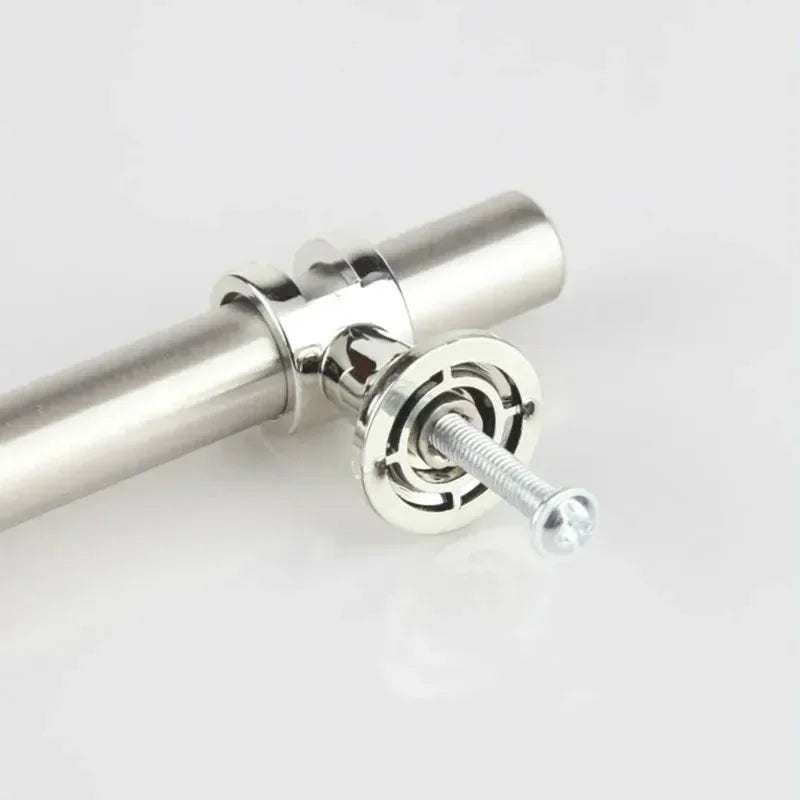 Poignée de Meuble en T en Inox Brossé, Lot de 5, Entraxe 128 ou 160 mm, vue 3