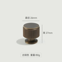 Poignées et Boutons de Meuble en Laiton Bronze Antique à la Pièce, 24 Articles, vue 9
