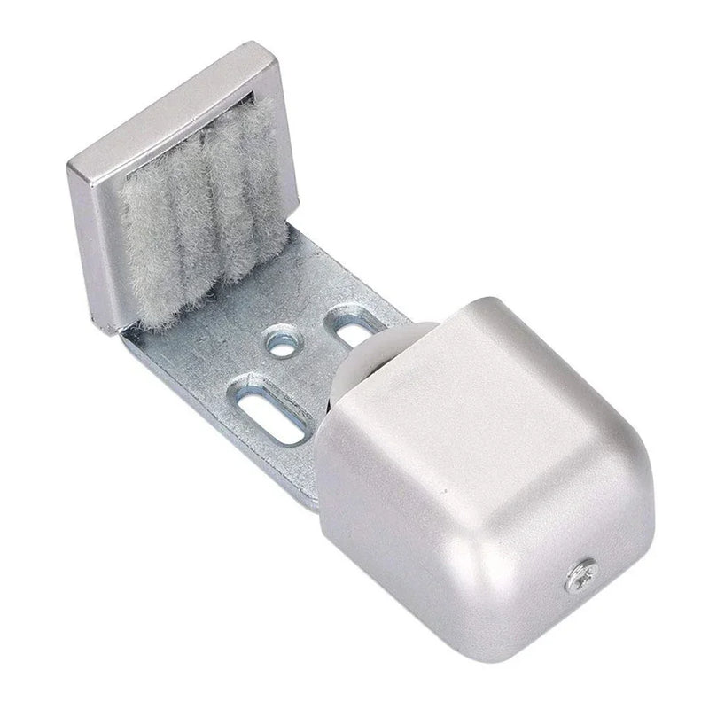 Guide de Porte Coulissante Argenté à Brosse, 75 ou 100 mm, vue 5