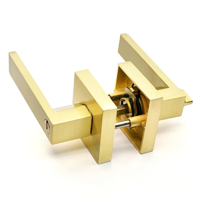 Poignée de Porte Intérieure à Clé ou Condamnation, Béquille 125 mm, 5 Finitions, vue 9