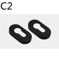 Rosace de Cylindre Européen en Inox, Lot de 2, Carrée, Ronde ou Ovale, vue 5