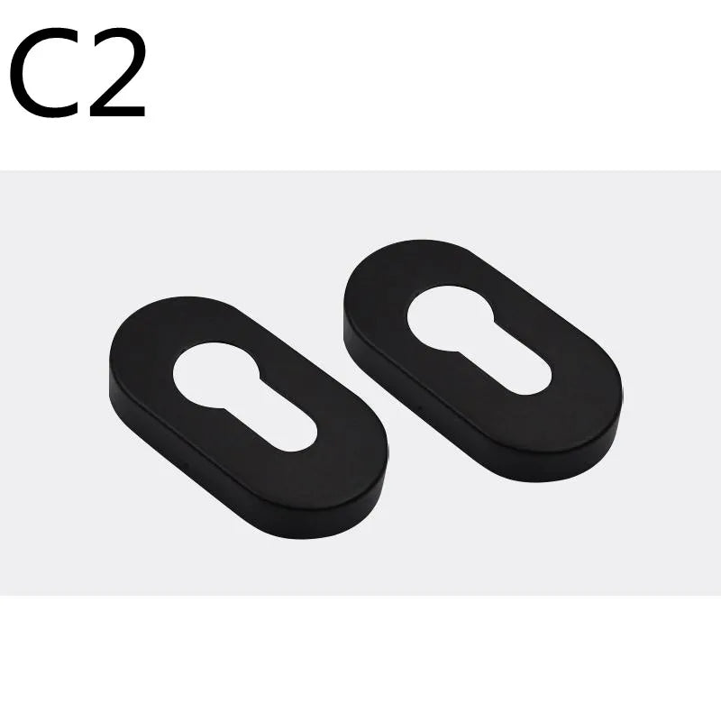 Rosace de Cylindre Européen en Inox, Lot de 2, Carrée, Ronde ou Ovale, vue 5