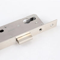 Serrure Encastrable Étroite Inox, Entraxe 85 ou 92 mm, Axe 20 à 40 mm, 22 x 240 mm, vue 4