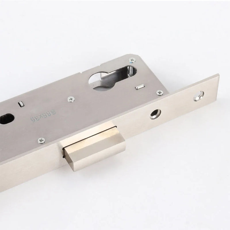 Serrure Encastrable Étroite Inox, Entraxe 85 ou 92 mm, Axe 20 à 40 mm, 22 x 240 mm, vue 4
