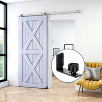Guide de Porte de Grange Noir à Galet Nylon, 93 mm, vue 6