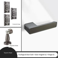 Poignée de Porte Magnétique à Clé, Béquille Carrée ou Ronde, 3 Coloris, vue 6