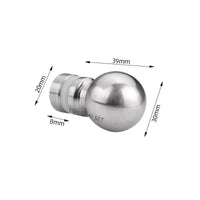 Poignée de Porte de Douche Boule en Aluminium, Simple ou Double Face, 30 ou 50 mm, vue 18