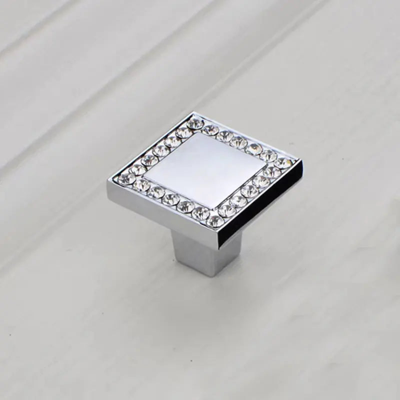 Poignée de Meuble Chromée à Strass, Entraxe 64 ou 96 mm, vue 8
