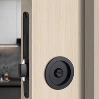 Poignée Cuvette Ronde Escamotable en Zinc pour Porte Coulissante, vue 10
