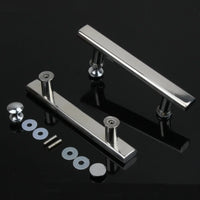 Poignée de Porte de Douche Inox, Entraxe 145 mm, Chromée, Noire ou Cuivrée, vue 12