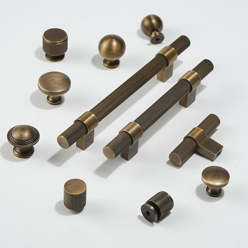 Poignées et Boutons de Meuble en Laiton Bronze Antique à la Pièce, 24 Articles, vue 2