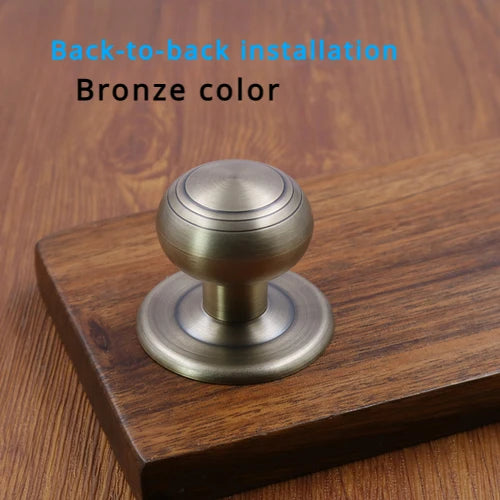 Bouton de Porte Boule en Laiton, Rosace 60 mm, Tête 45 mm, vue 11