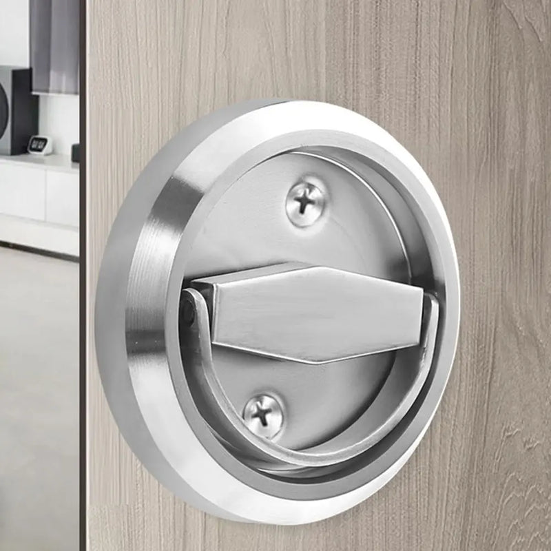 Poignée Cuvette Ronde Encastrée en Inox pour Porte Coulissante, 7 Couleurs, vue 7