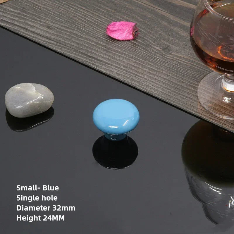 Bouton de Meuble Rond en Céramique Colorée, Diamètre 32 ou 38 mm, vue 13