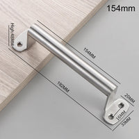 Poignée de Tirage Inox pour Porte de Grange et Portillon, 125 à 185 mm, vue 9